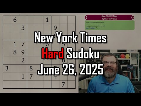 NYT Hard Sudoku