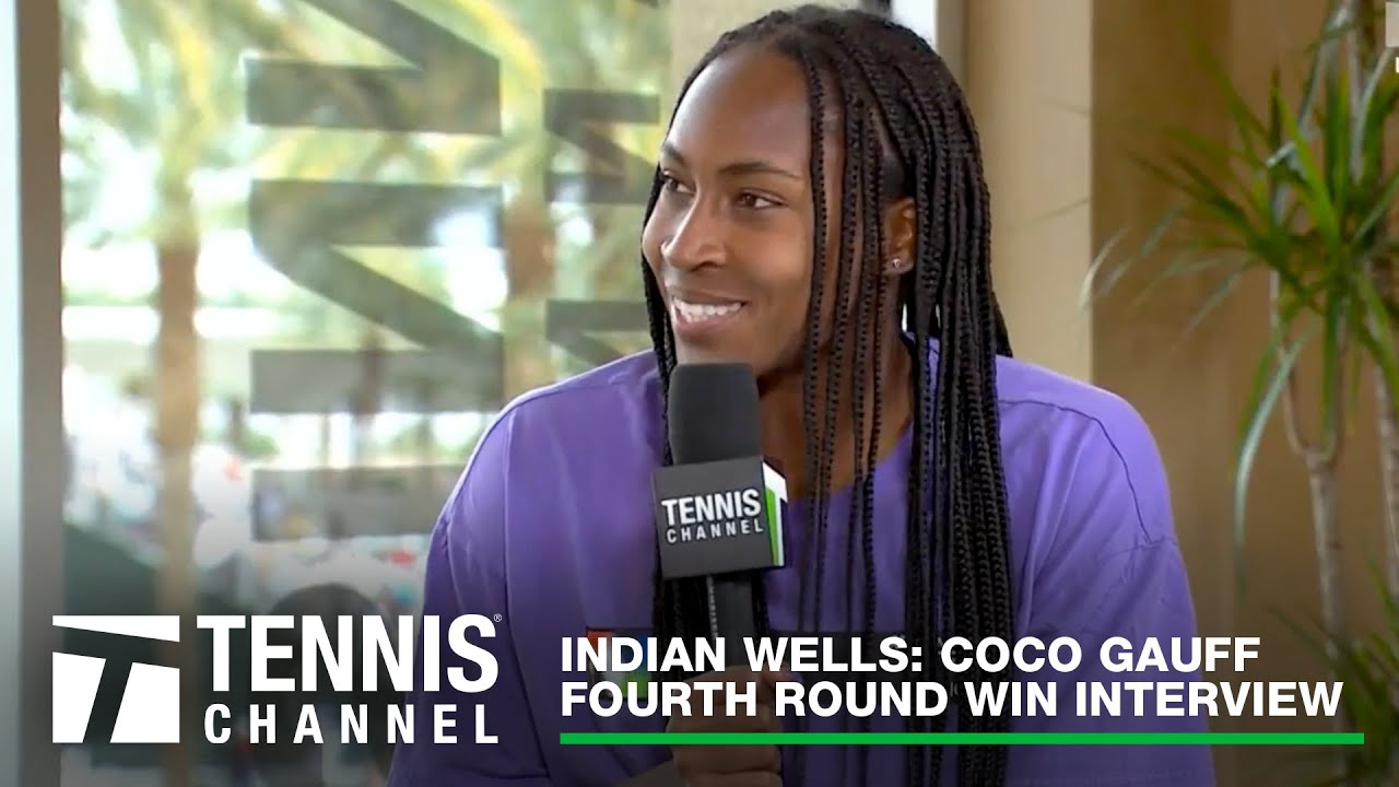 Coco Gauff I needed to dig deep 2023 Indian Wells Fourth Round Win Interview