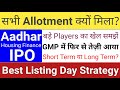 Aadhar housing finance ipo  aadhar housing finance ipo listing strategy gmp  stock market tak