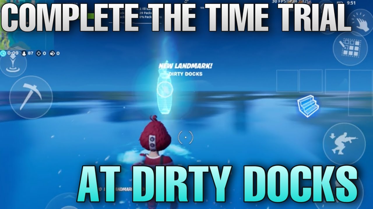 Complete the Swimming Time Trial at Dirty Docks Location (Fortnite C2 S3 Challenge) [Aquaman