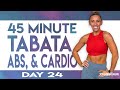 45 Minute Christmas Eve Cardio and Abs Workout | TRANSCEND - Day 24