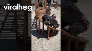 Rc Car Climbs Up Spiral Staircase| Viralhog