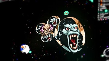 THE BLOB.IO LEGEND | 2 SAME SIZE POPSPLITS AND UNLIMTED DOUBLE CANONS ? DOUBLE REVERSE KING !