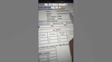 I Failed JEE 🥹 My JEE Mains Result and Percentile % 🥹😳 AIR XXXXX #jee #mains #result #shorts