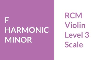 RCM Level 3 F Harmonic Minor