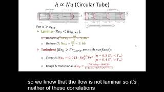 Internal Convection Circular Pipe with Const Temp: Heat Transfer Examples for Mechanical Engineers
