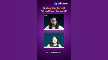 Right Virtual Event Format = Right Results 🚀 || #virtualconferenceplatform #airmeet #webinars