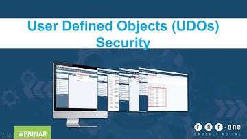 JD Edwards UDO Security April 2018