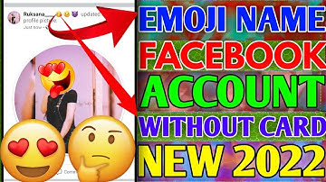 How to Make Emoji Name Facebook Account | Without Proof Update || Emoji Not Show on Profile Fixed ||
