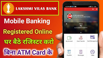 LVB Mobile Banking activation | Lakshmi Vilas Bank mobile Banking registration online | LVB instant