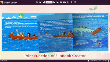 How to Print Flash Flipping Book By FlipBook Creator