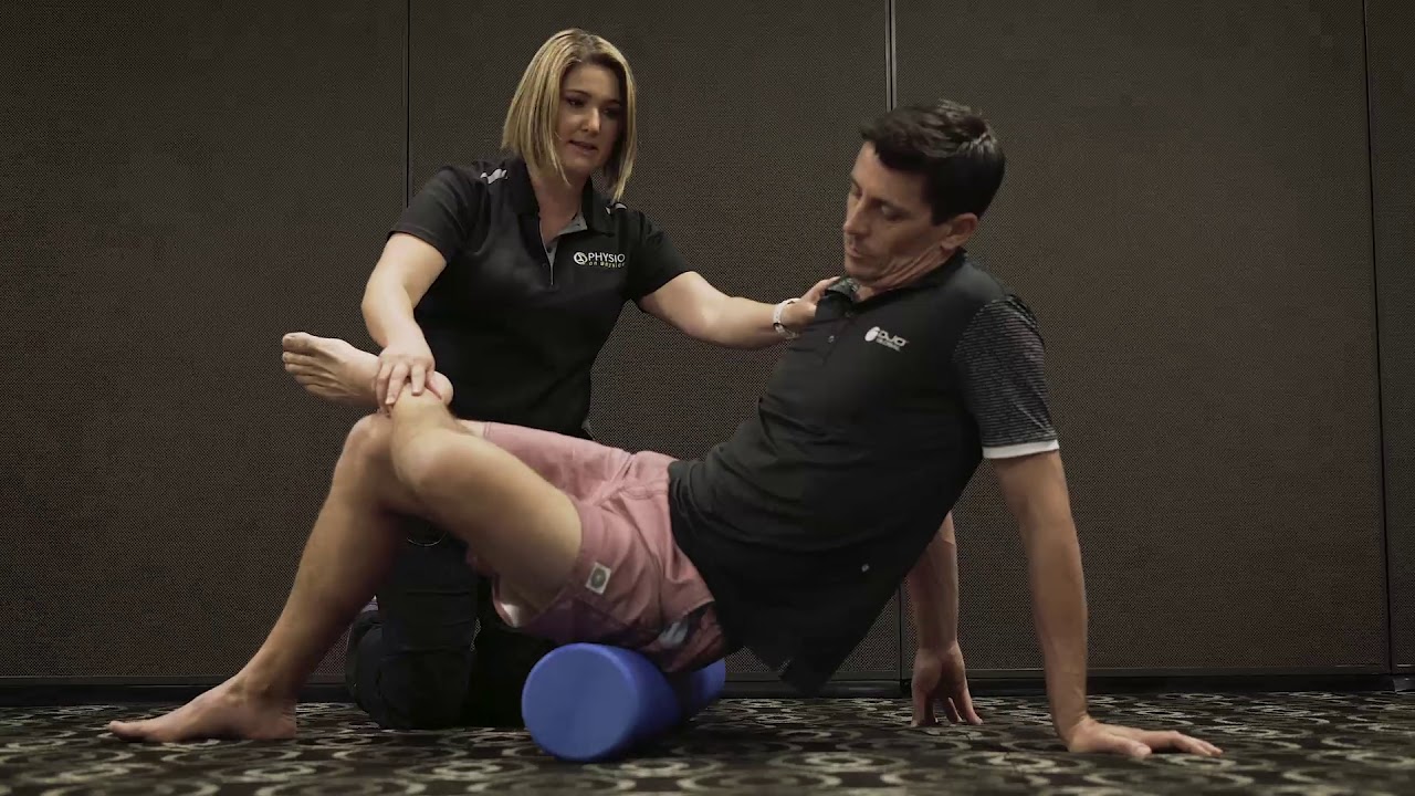 How To Foam Roll Your Glutes Physio on Bayside YouTube
