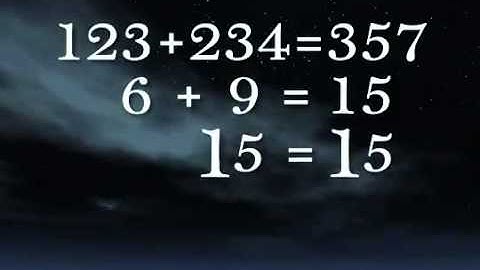 Digit Sums Casting Out Nines and The Nine Point Circle