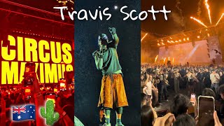 Fan video of [4K] Travis Scott 🌵 Live in Melbourne Vlog | Circus Maximus tour | Fein x6