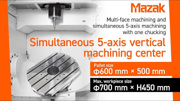 Simultaneous 5-axis Vertical Machining Center VARIAXIS i-600 NEO