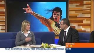 Michael Jackson fan interviewed on The Breakfast Show with Paul Henry (8th July 2009)