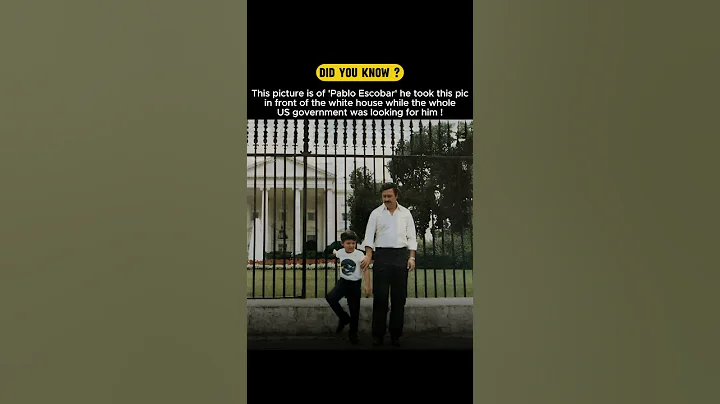 When Pablo Escobar Visited the White House as a Wanted Man ! #shorts #wanted #motivation