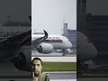 Airbus A350 Singapura Airlines bersiap take-off