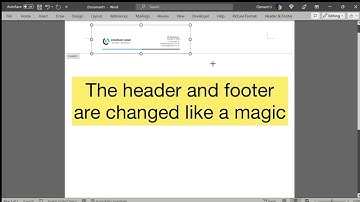 VBA tricks 001 - How to change Header / Footer in a Word docx automatically?