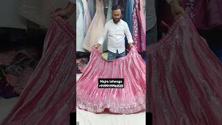 gajri pink lehenga lehenga trending bridal hajralehengahouse reels design partywear gown