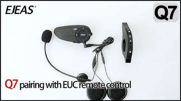 EJEAS Q7 | How to Pair the Q7 with the EUC Remote Control