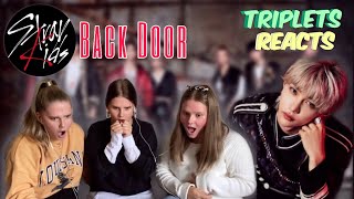 Stray Kids “Back Door” MV REACTION!!! - Triplets REACTS