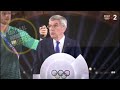 Fragmento Del Discurso Inauguración JJOO París 2024 Del Presidente COI Thomas Bach Sobre Paridad 