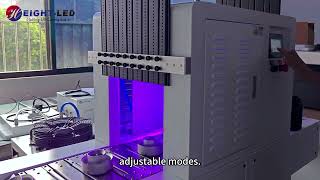 360° Zero-Dead-Angle UV LED Tunnel for Bottle Screen Printing | Height-LED