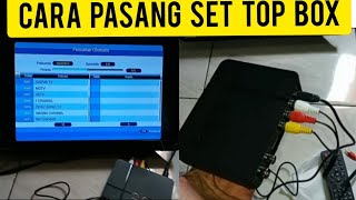 CARA MEMASANG SET TOP BOX | TV DIGITAL | TV LED