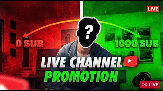 Live YouTube Channel Promotion | 1000 SUBSCRIBERS 2मिनट में ⁨‪@ufbprinceyt