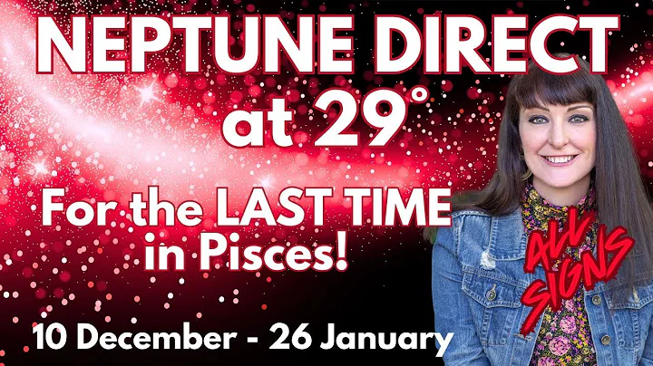 Why have the last 15 years been so hard? It's the end of the struggle with Neptune Direct in Pisces!