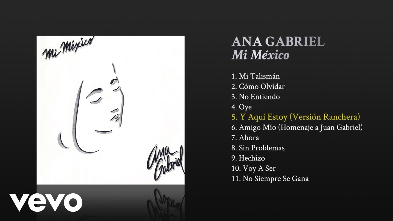 Ana Gabriel   Y Aqu Estoy Versin Ranchera Cover Audio