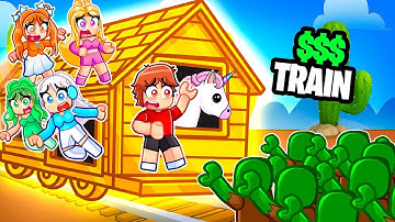 Turning The Train Into RICHEST HOUSE In Dead Rails With MY CRAZY FAN GIRLS...