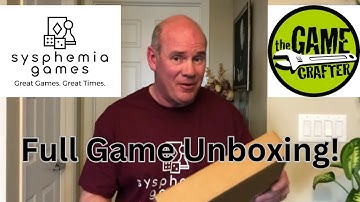 The Game Crafter First Full Game Unboxing!