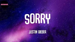 Justin Bieber - Sorry (Lyrics)