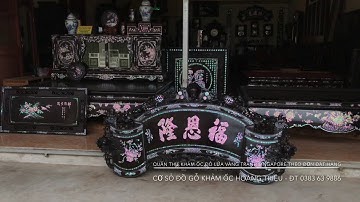 CUỐN THƯ KHẢM ỐC ĐỎ LỬA VÀNG TRANH ba chữ PHÚC ÂN LONG  cho khách hàng | khảm ốc đẹp Triệu Khảm Trai