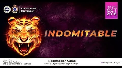 DAY 3 RCCG YOUTH CONVENTION 2018 - PLENARY SESSION 5