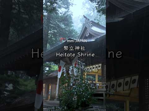 雨の日の幣立神社は美しく神秘的すぎた #幣立神宮 #熊本 #高千穂