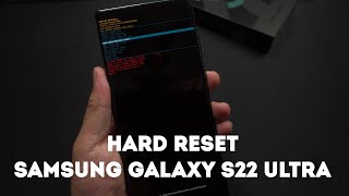 how to hard reset samsung galaxy s22 ultra android 13