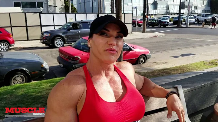 IFBB Pro Helle Trevino trains arms 5 days out