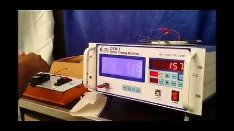 DTM-1 Driver Testing Device