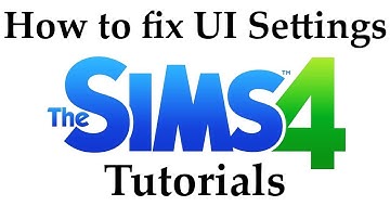 Rescaling UI Settings in The Sims 4 | Words Too small or Too Big?