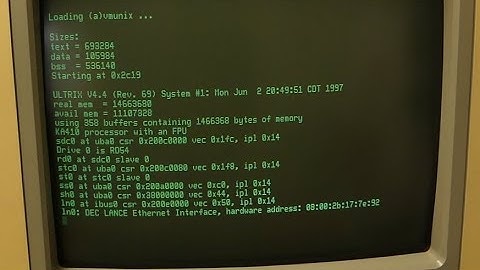 Selling My DEC MicroVAX 2000 and Spare Parts