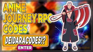 ALL NEW ROBLOX Anime Journey RPG SECRET *OP* CODES!