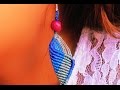 tutorial como hacer aros macramé  macramé earrings
