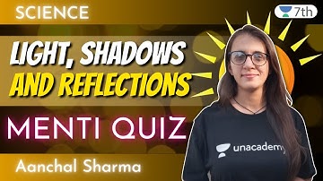 Light, Shadows and Reflections | Physics | Science | 6th CBSE | Aanchal Sharma