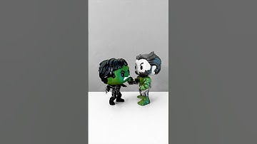 Wolverine vs Hulk Wrong Heads #funko #marvel #shorts