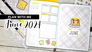 PLAN WITH ME || June 2024 Bullet Journal Setup