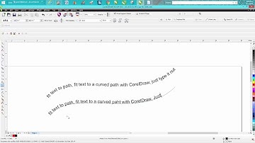 Corel Draw Tips & Tricks Fit Text to path Part 3