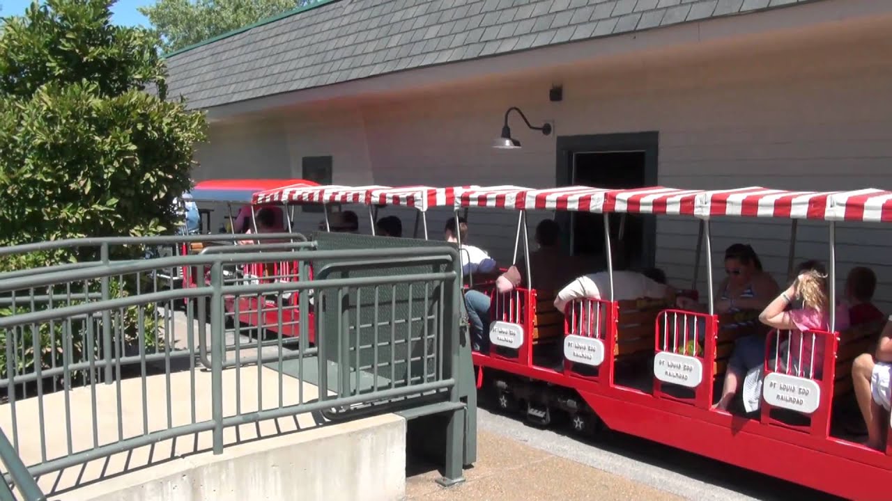 Departure of zoo train at Saint Louis zoo - YouTube